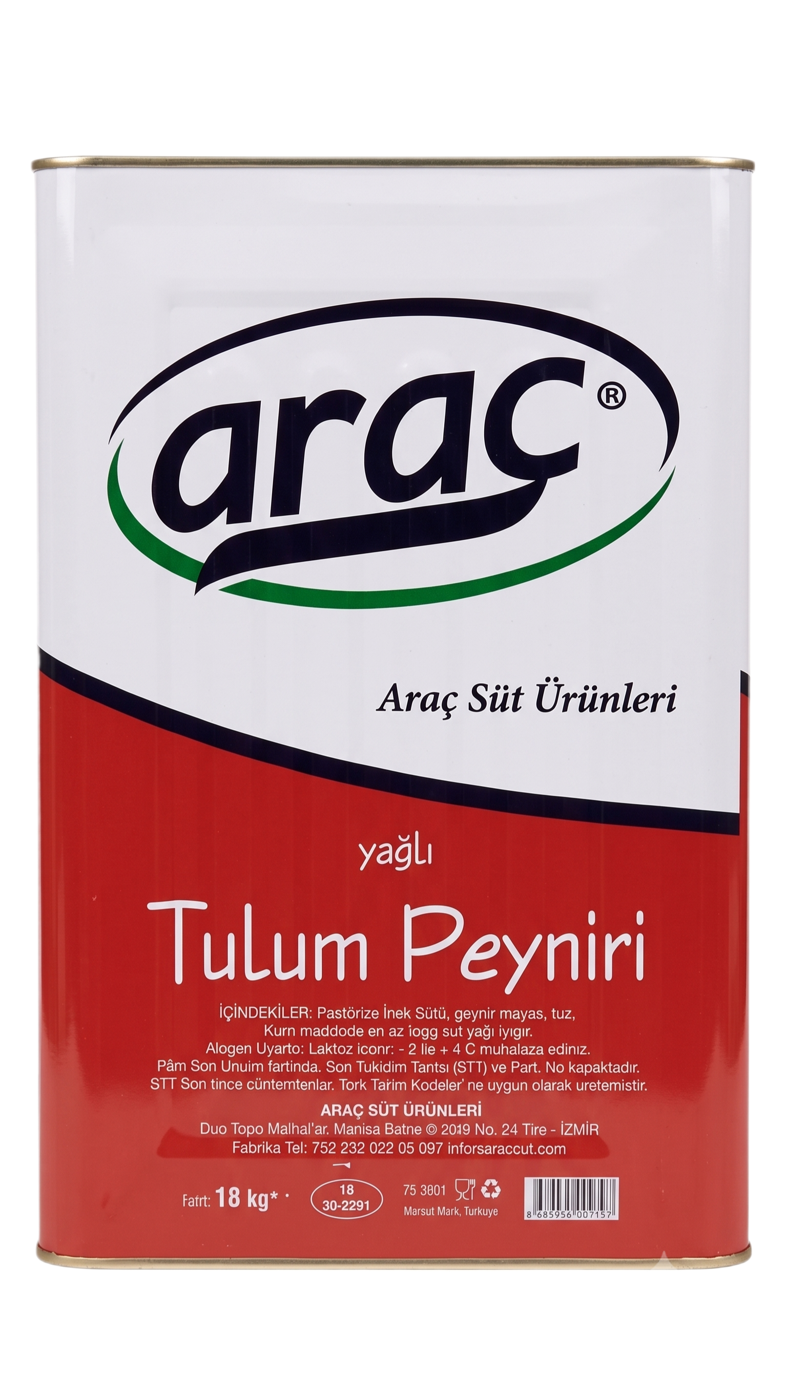 Araç Tam Yağlı Tire Tulum Teneke