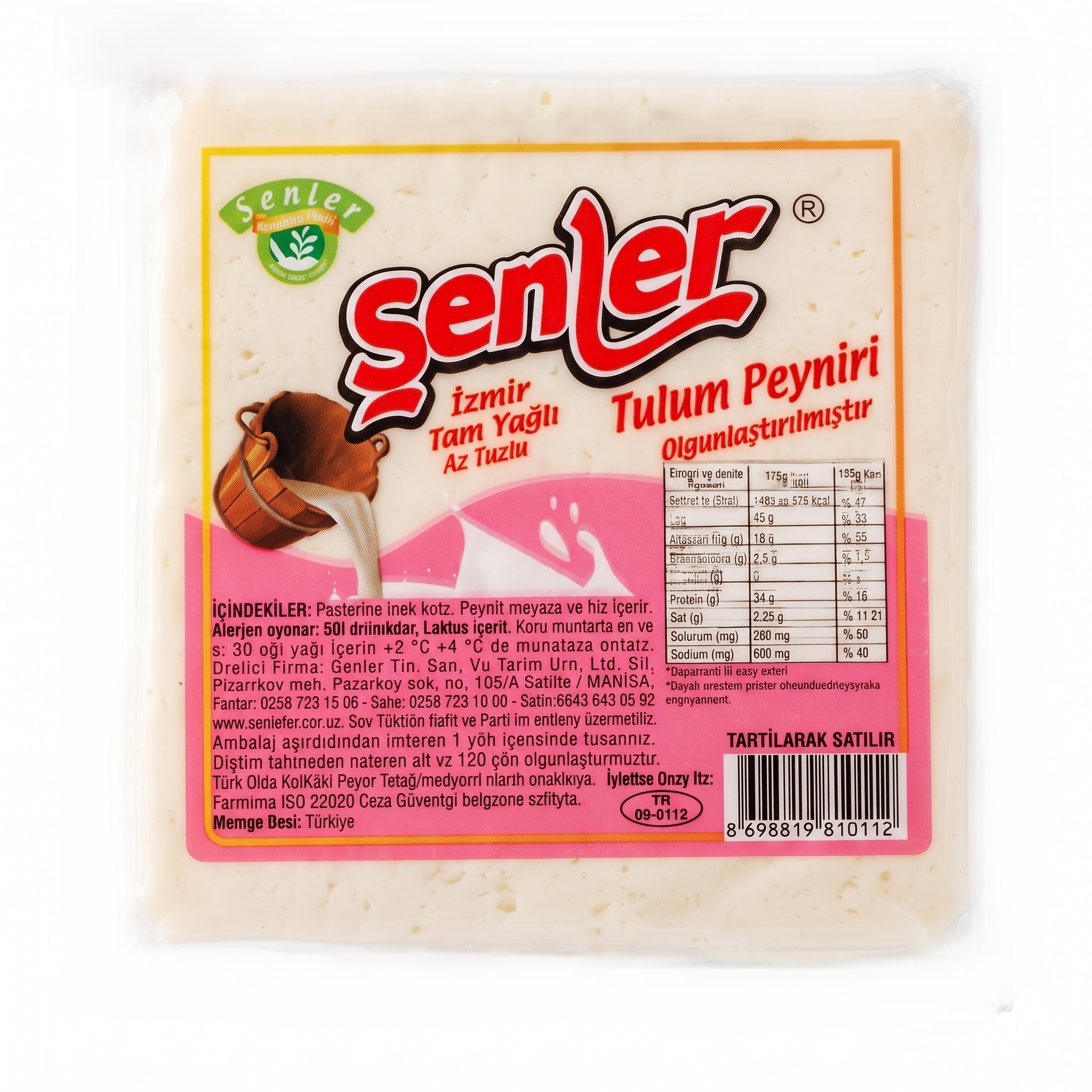 Şenler Natural Tulum Paket